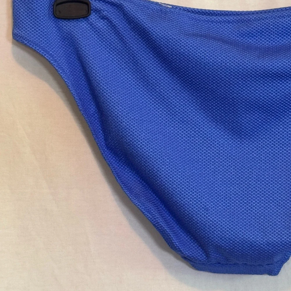 AA-97 Aerie NWT Blue Lined Summer Swim Bikini Bottoms Size‎ XL